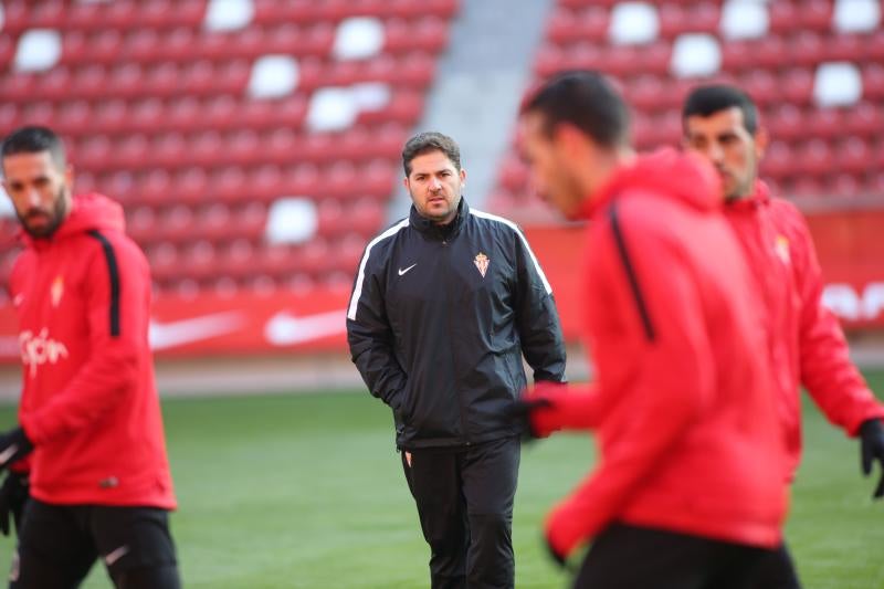 Entrenamiento del Sporting (21/01/17)