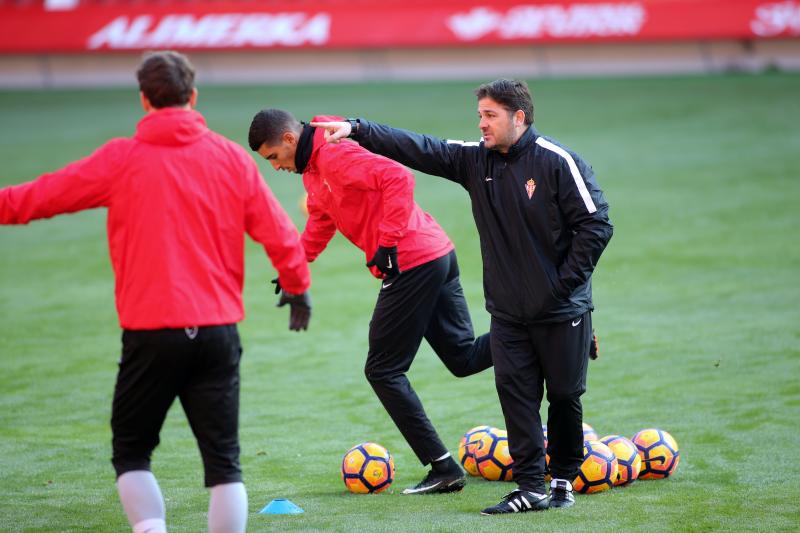 Entrenamiento del Sporting (21/01/17)