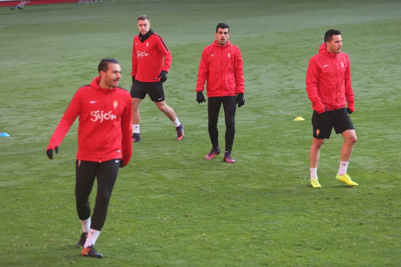 Entrenamiento del Sporting (21/01/17)