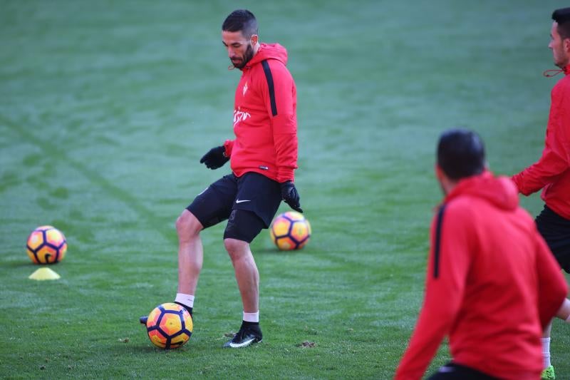 Entrenamiento del Sporting (21/01/17)