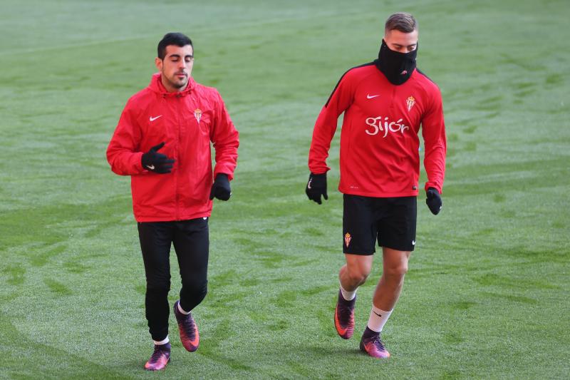 Entrenamiento del Sporting (21/01/17)