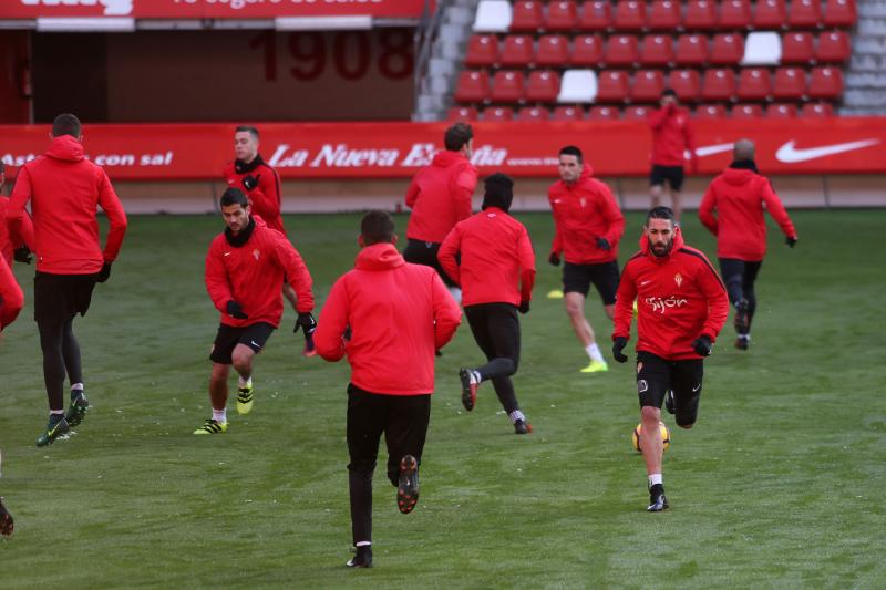 Entrenamiento del Sporting (21/01/17)