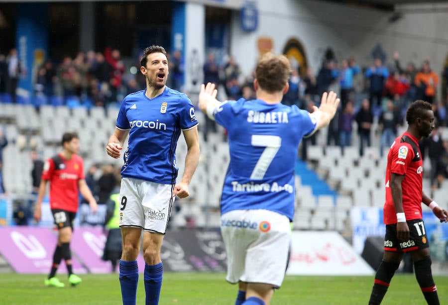 El Real Oviedo 2-1 Mallorca, en imágenes
