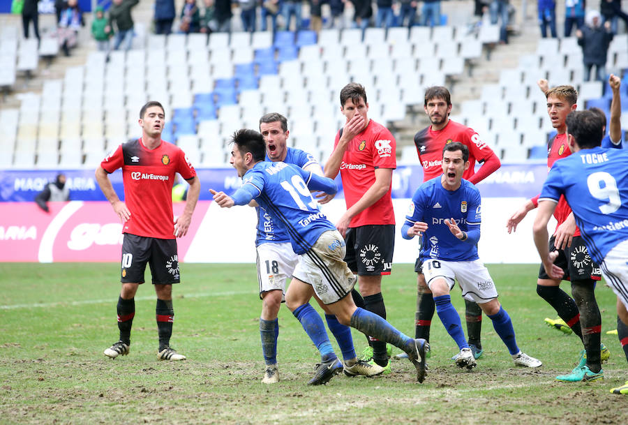 El Real Oviedo 2-1 Mallorca, en imágenes