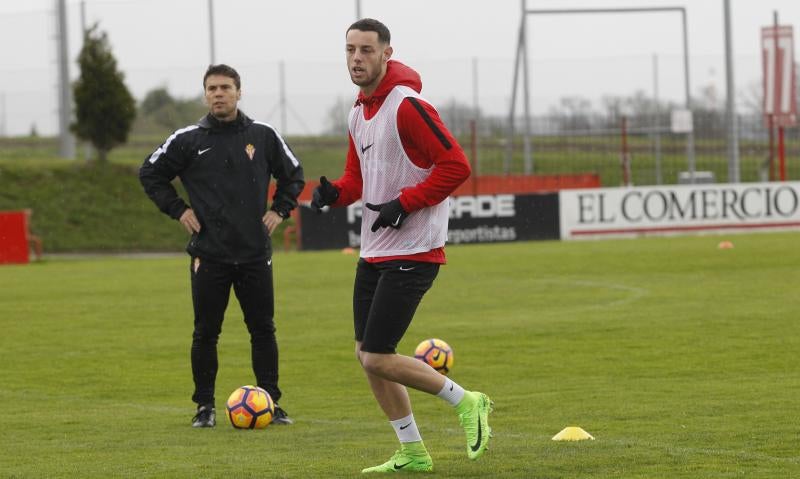 Entrenamiento del Sporting (13/02/17)