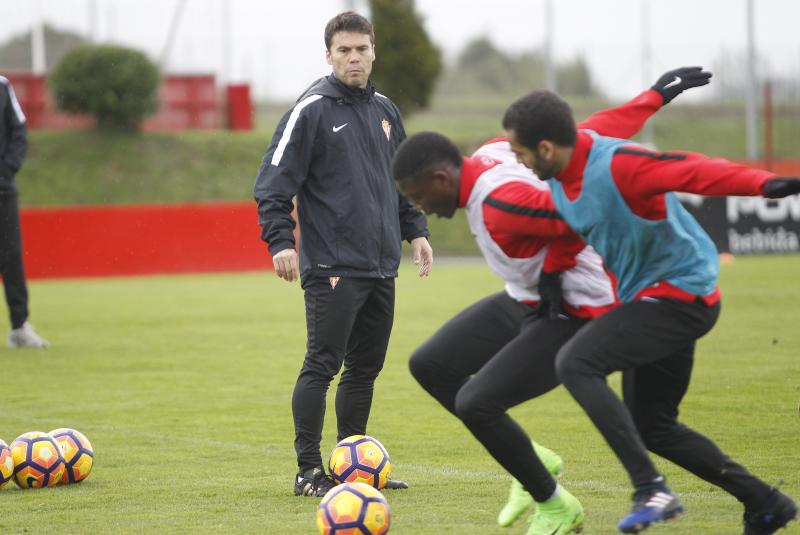 Entrenamiento del Sporting (13/02/17)