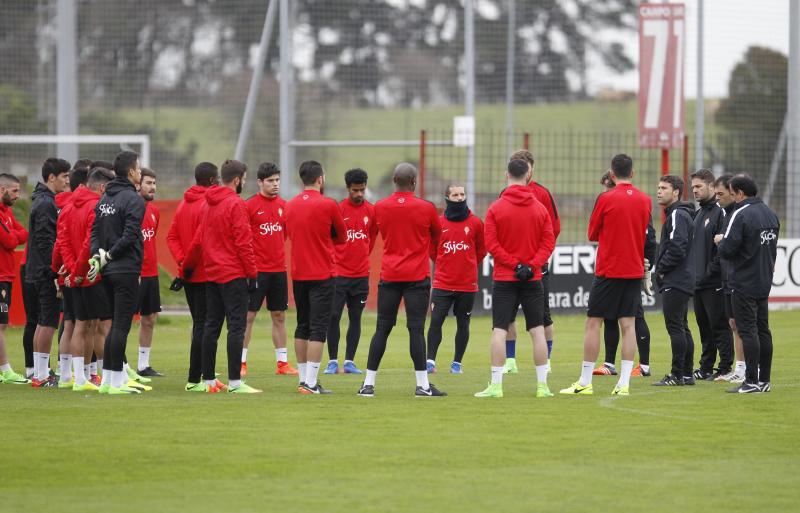 Entrenamiento del Sporting (13/02/17)