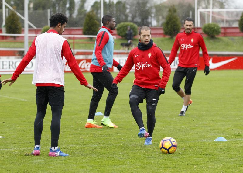 Entrenamiento del Sporting (13/02/17)