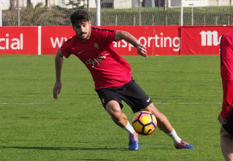 Entrenamiento del Sporting (15/02/17)