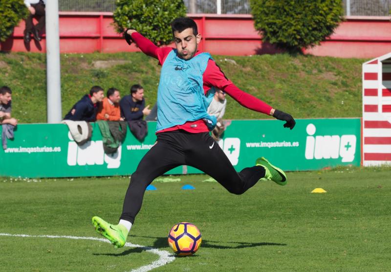 Entrenamiento del Sporting (15/02/17)