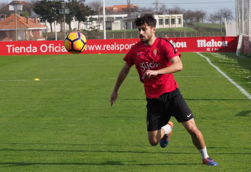 Entrenamiento del Sporting (15/02/17)