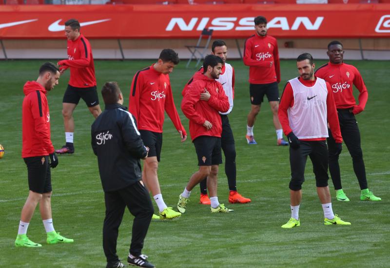 Entrenamiento del Sporting (16/02/17)