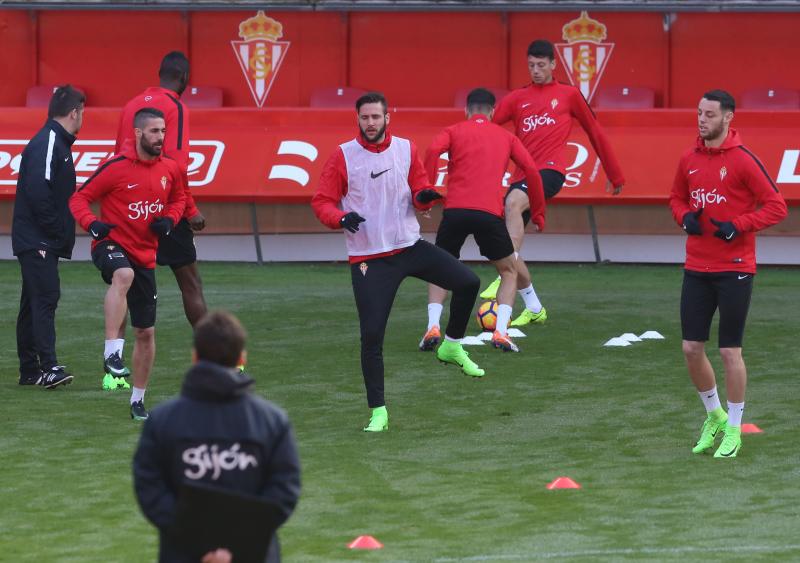 Entrenamiento del Sporting (16/02/17)