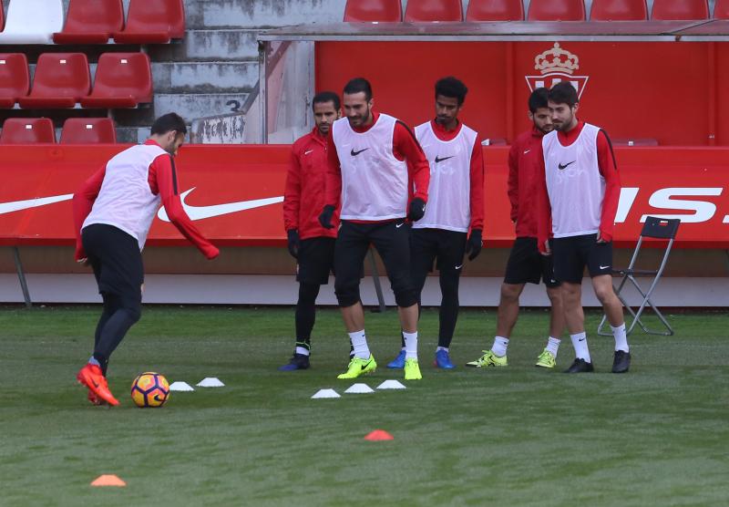 Entrenamiento del Sporting (16/02/17)