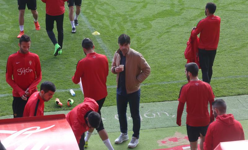 Entrenamiento del Sporting (16/02/17)