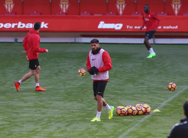 Entrenamiento del Sporting (16/02/17)