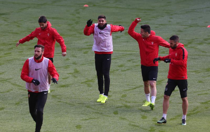 Entrenamiento del Sporting (16/02/17)