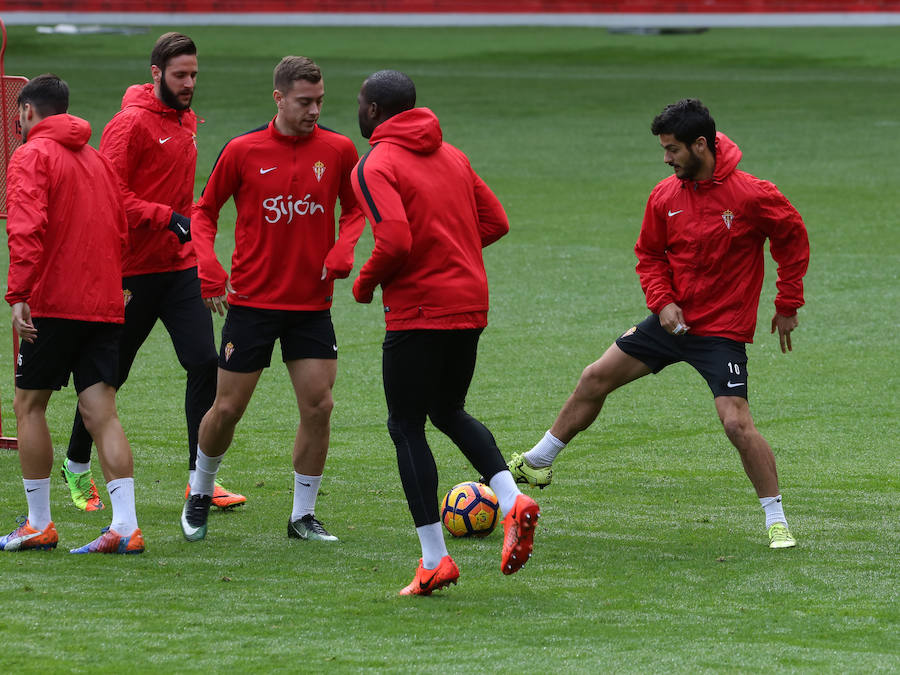 Entrenamiento del Sporting (24-02-2017)