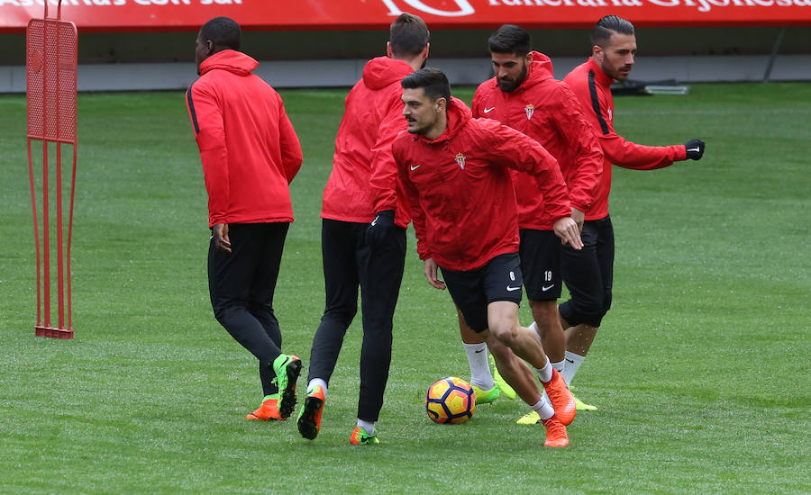 Entrenamiento del Sporting (24-02-2017)