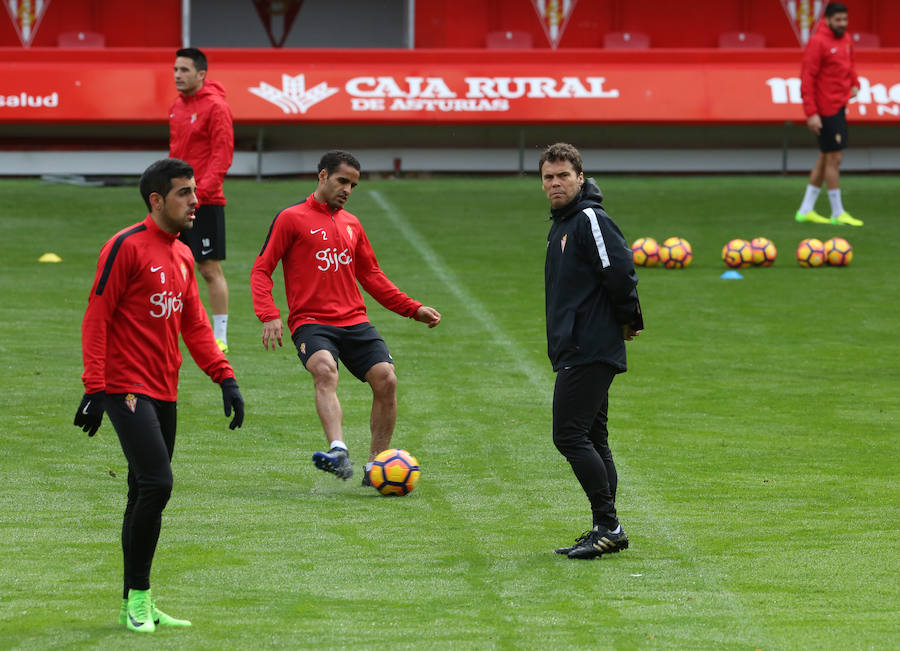 Entrenamiento del Sporting (24-02-2017)