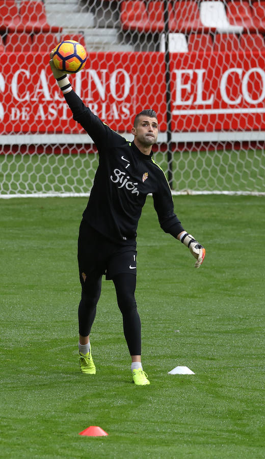 Entrenamiento del Sporting (24-02-2017)