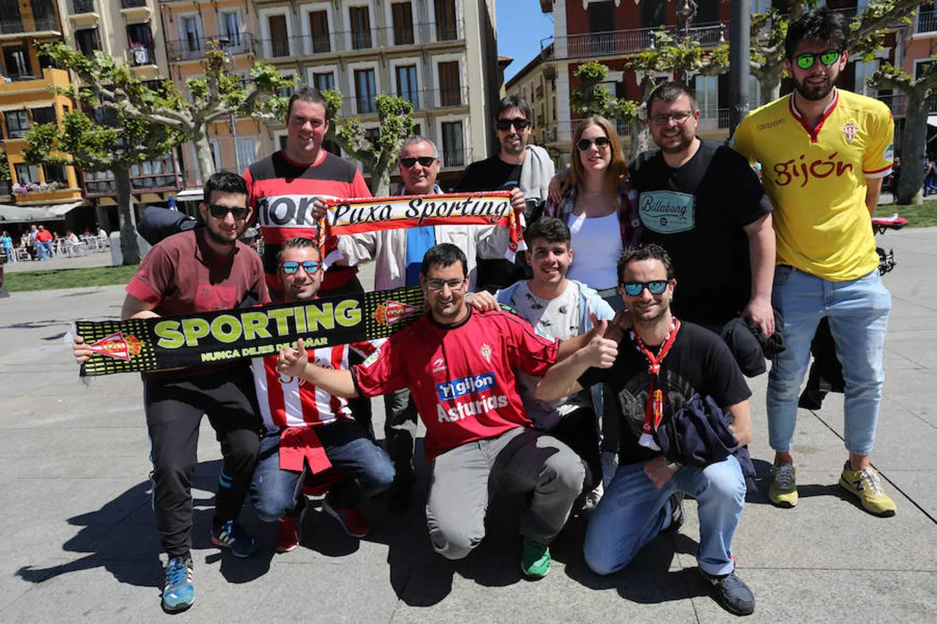 La Mareona, incondicional con el Sporting en Pamplona (II) 