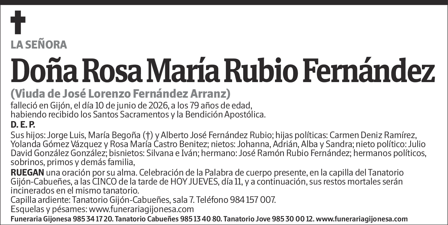 Rosa María Rubio Fernández