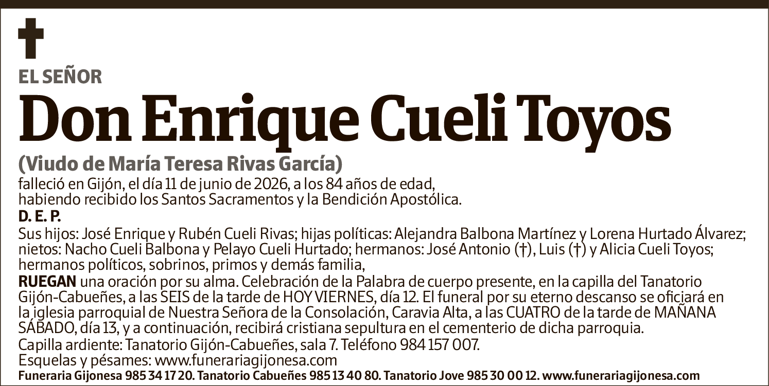 Enrique Cueli Toyos