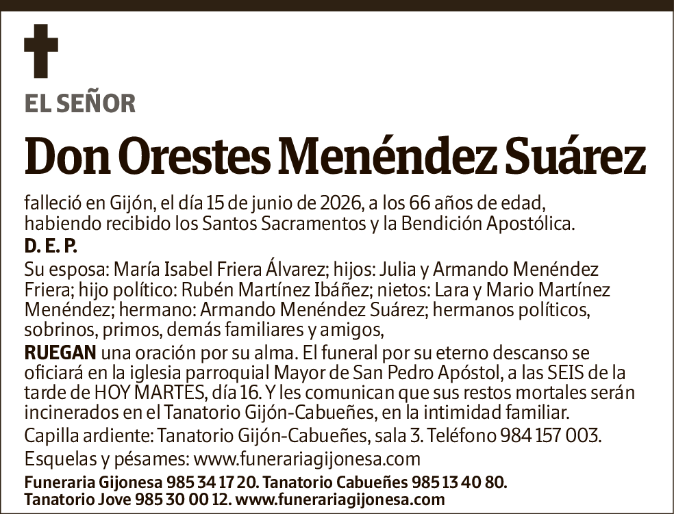 Orestes Menéndez Suárez