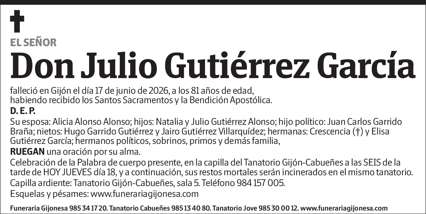Julio Gutiérrez García