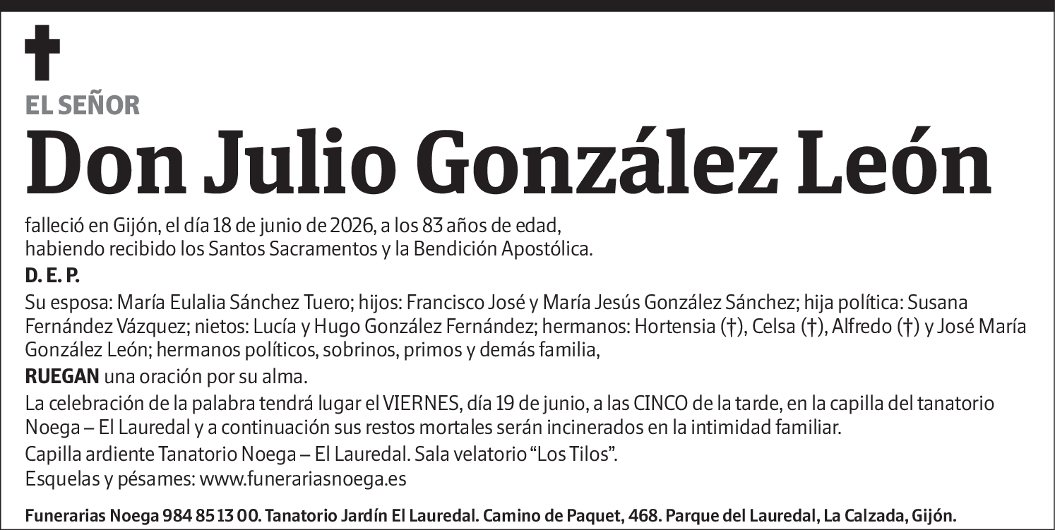 Julio González León