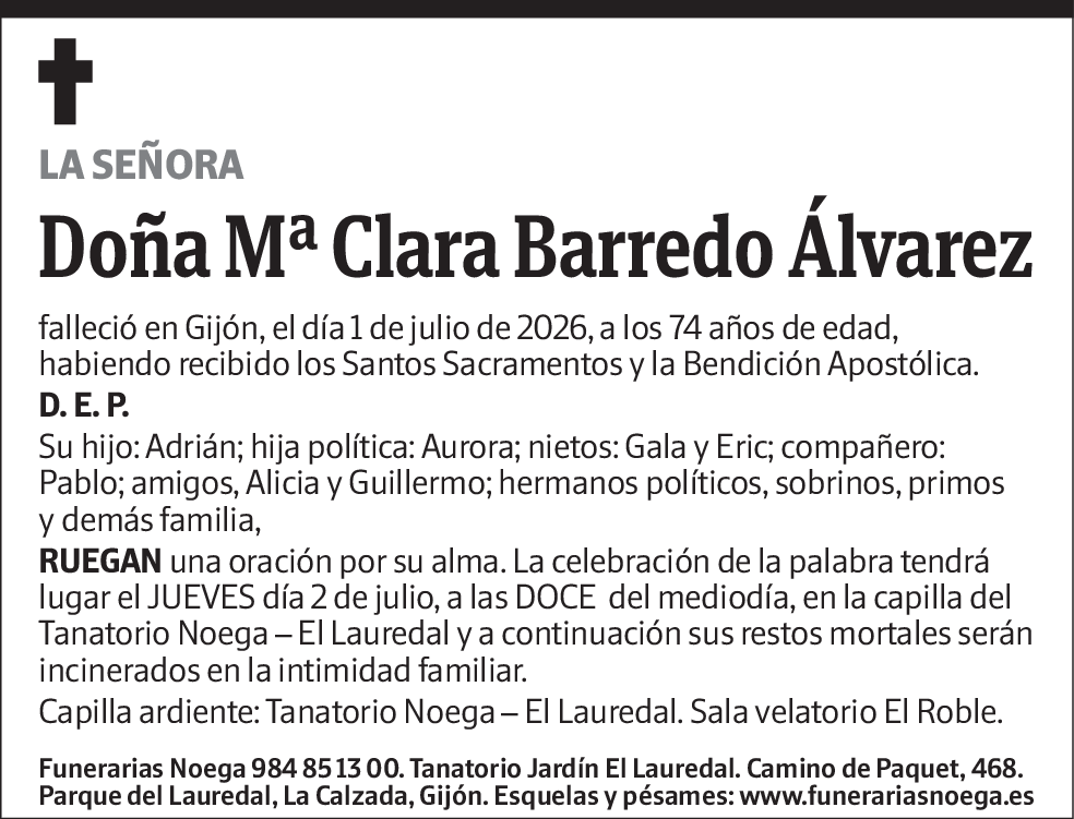 Mªclara Barredo Álvarez