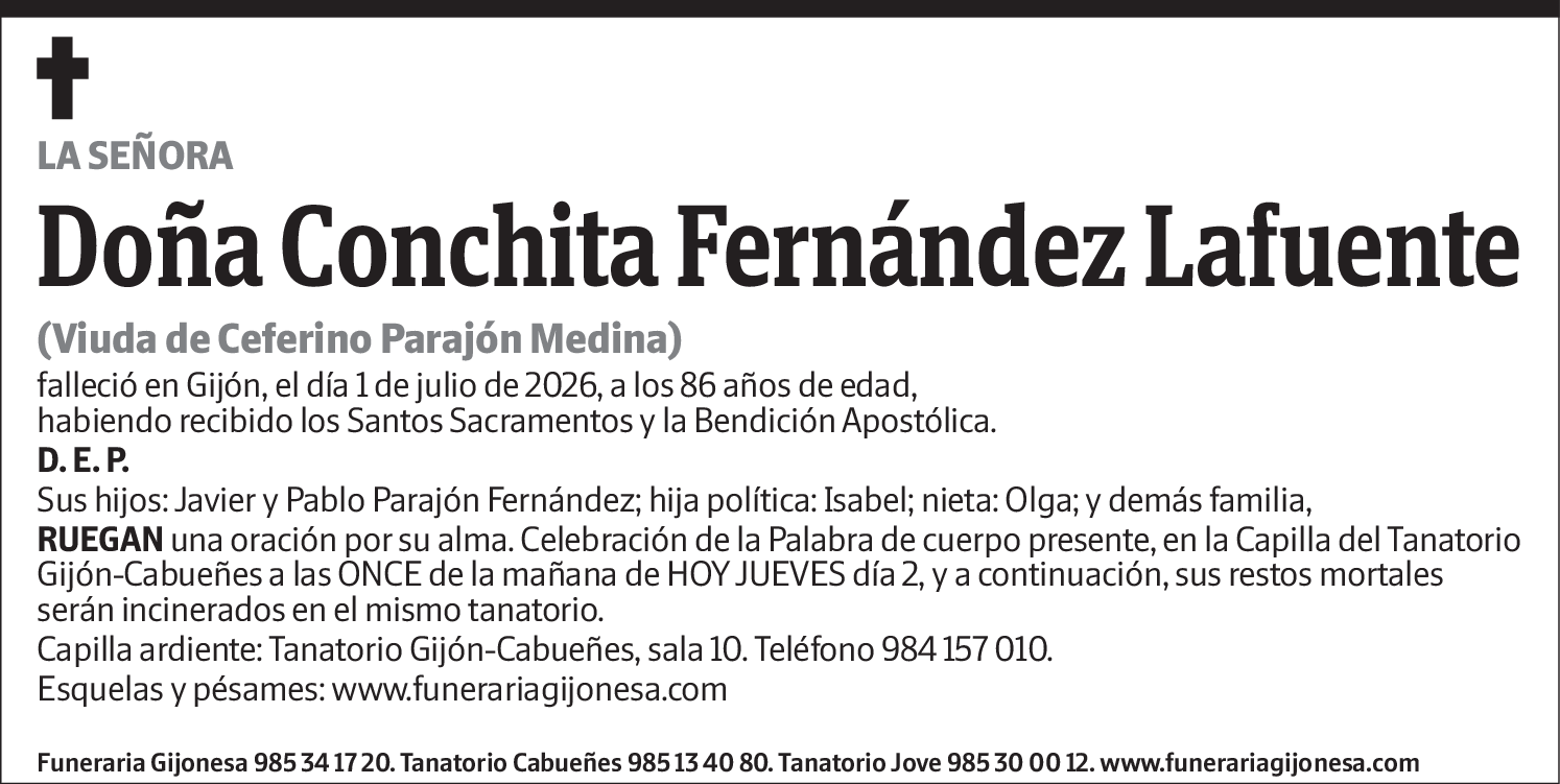 Conchita Fernández Lafuente