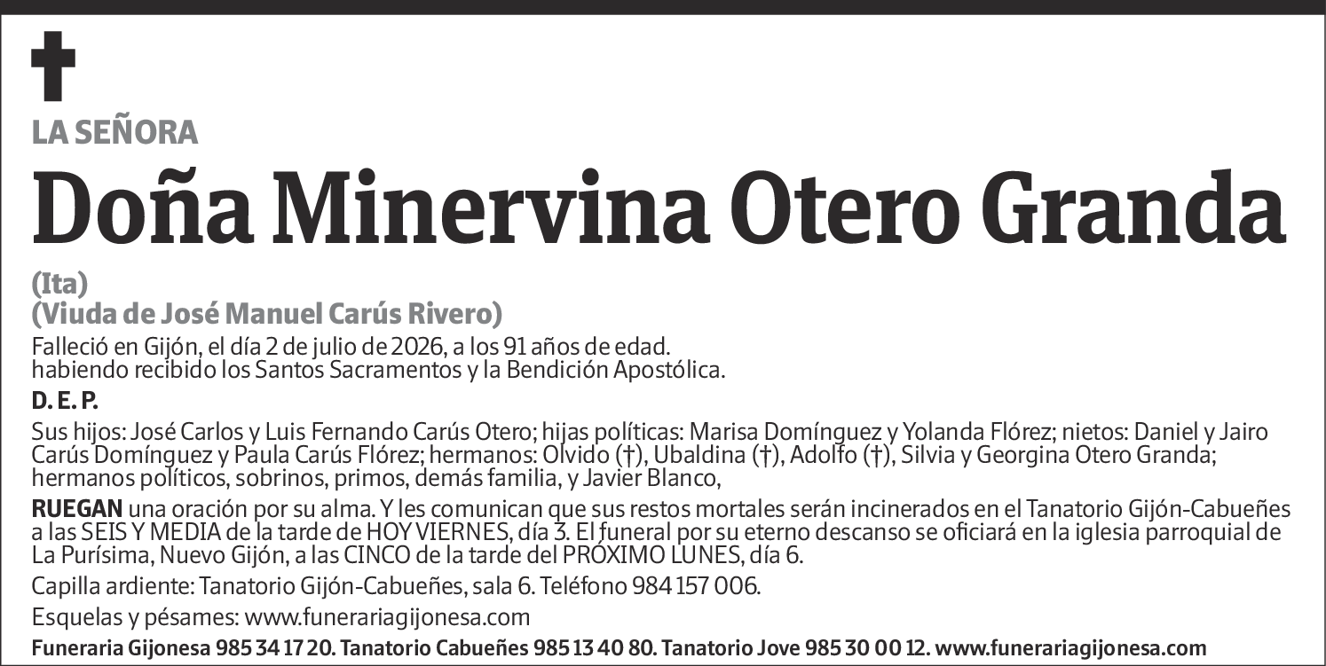 Minervina Otero Granda