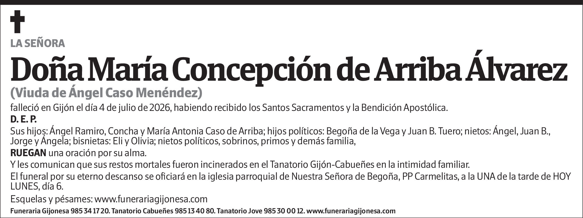 María Concepción de Arriba Alvarez