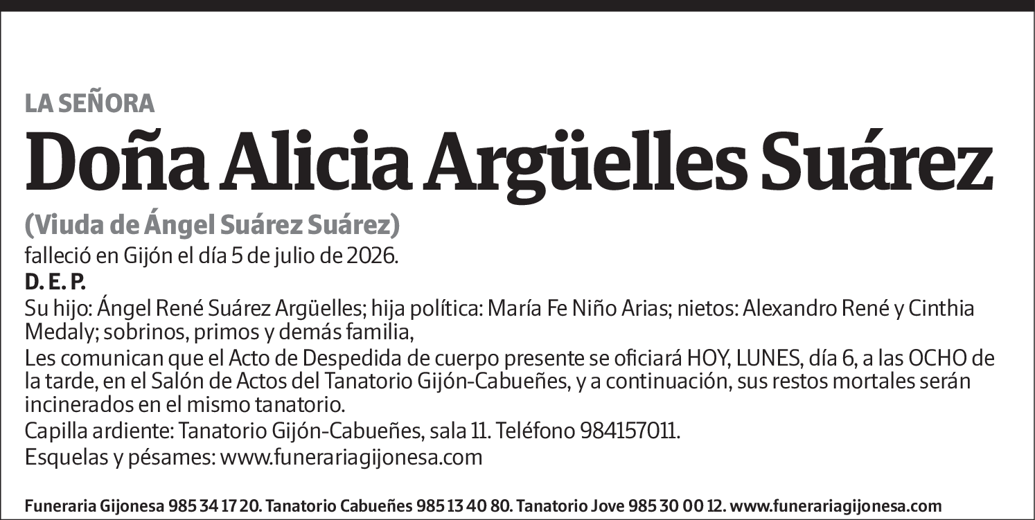 Alicia Arguelles Suárez