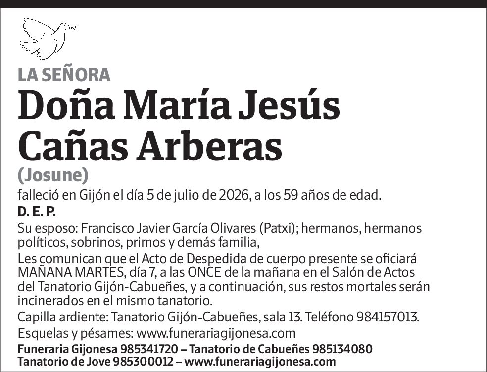 María Jesús Cañas Arberas