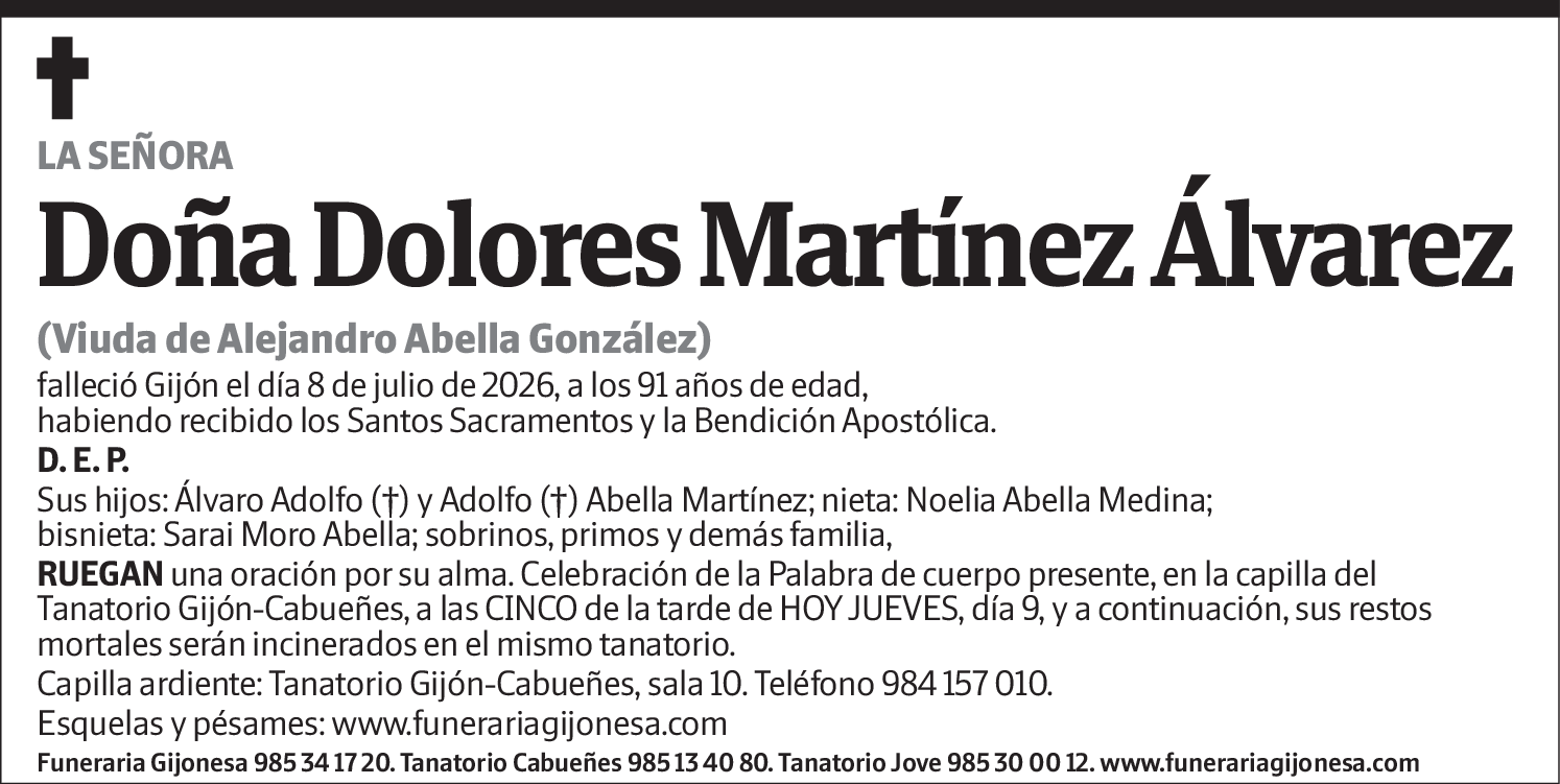 Dolores Martínez Álvarez