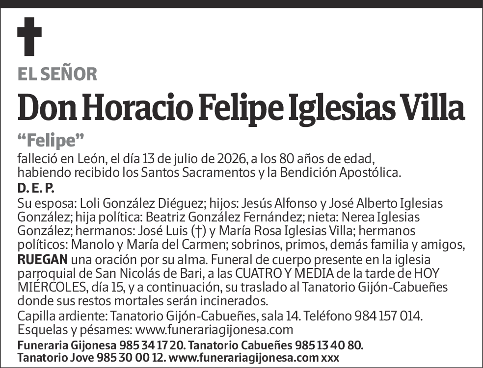 Horacio Felipe Iglesias Villa