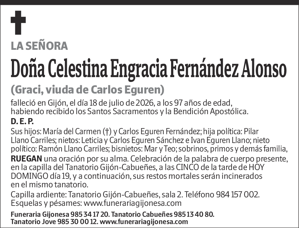 Celestina Engracia Fernández Alonso