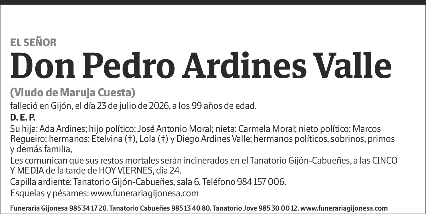 Pedro Ardines Valle
