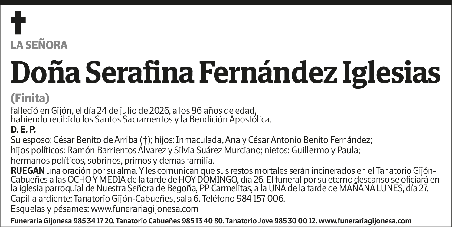Serafina Fernández Iglesias