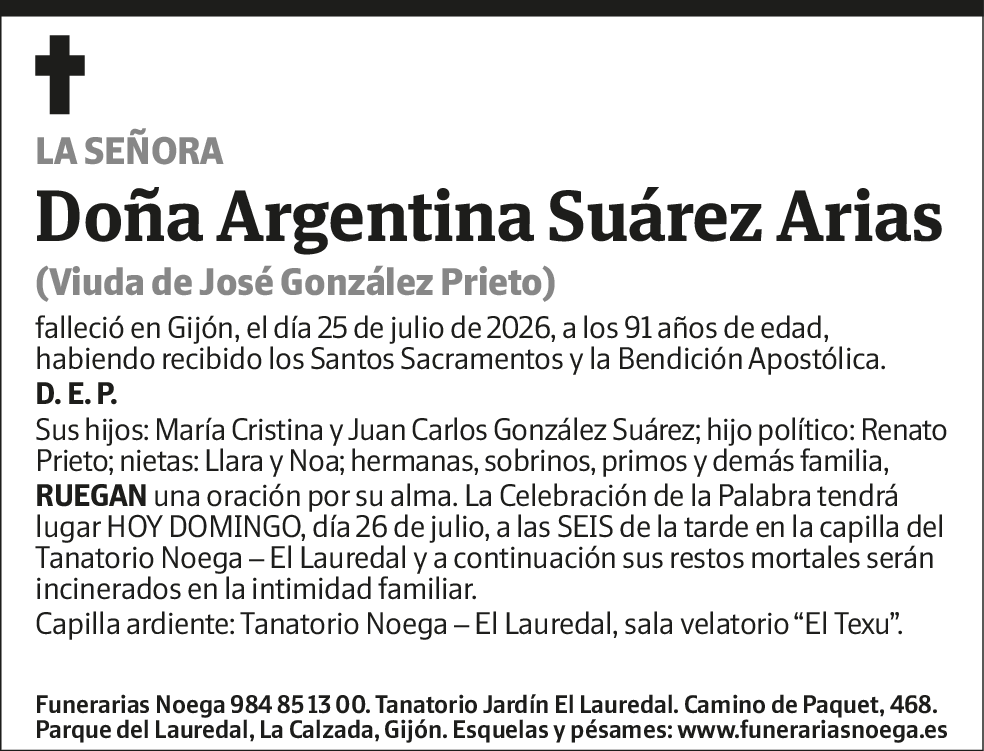 Argentina Suárez Arias