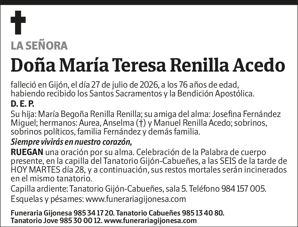 María Teresa Renilla Acedo