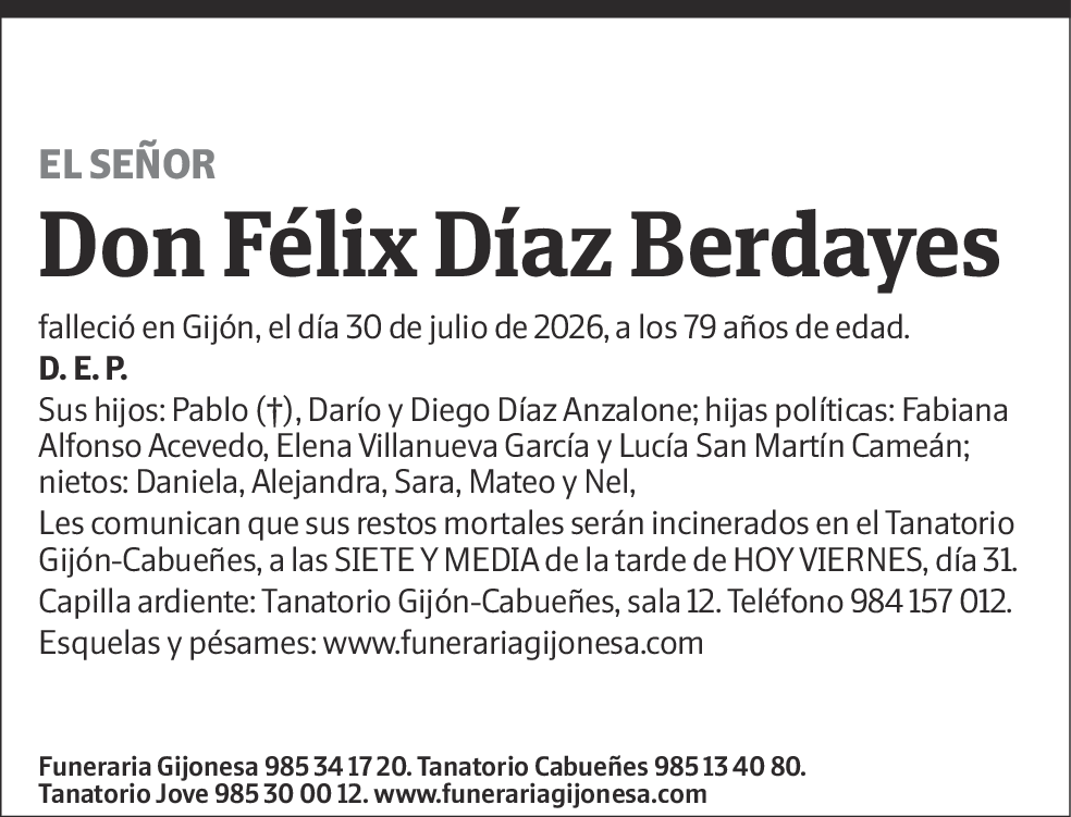 Félix Díaz Berdayes