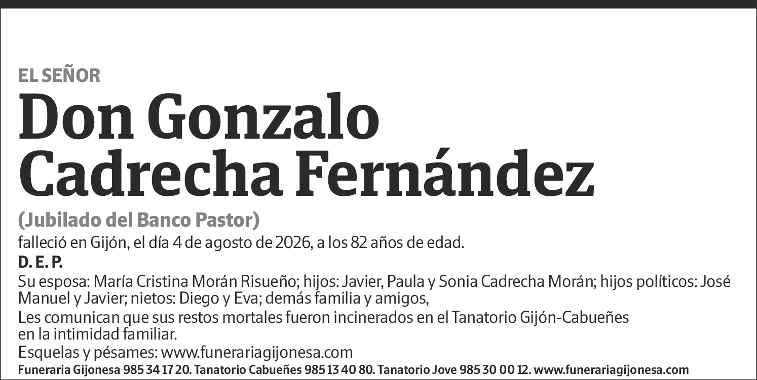 Gonzalo Cadrecha Fernández