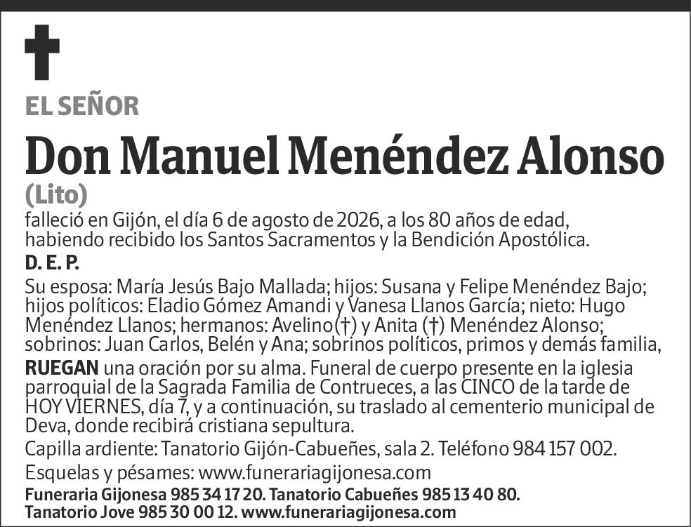 Manuel Menéndez Alonso