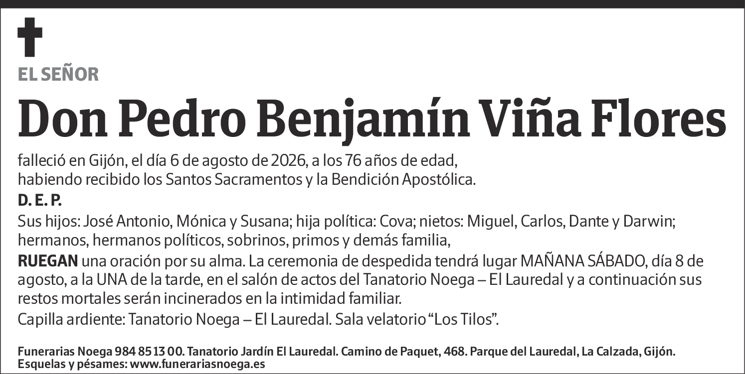 Pedro Benjamín Viña Flores