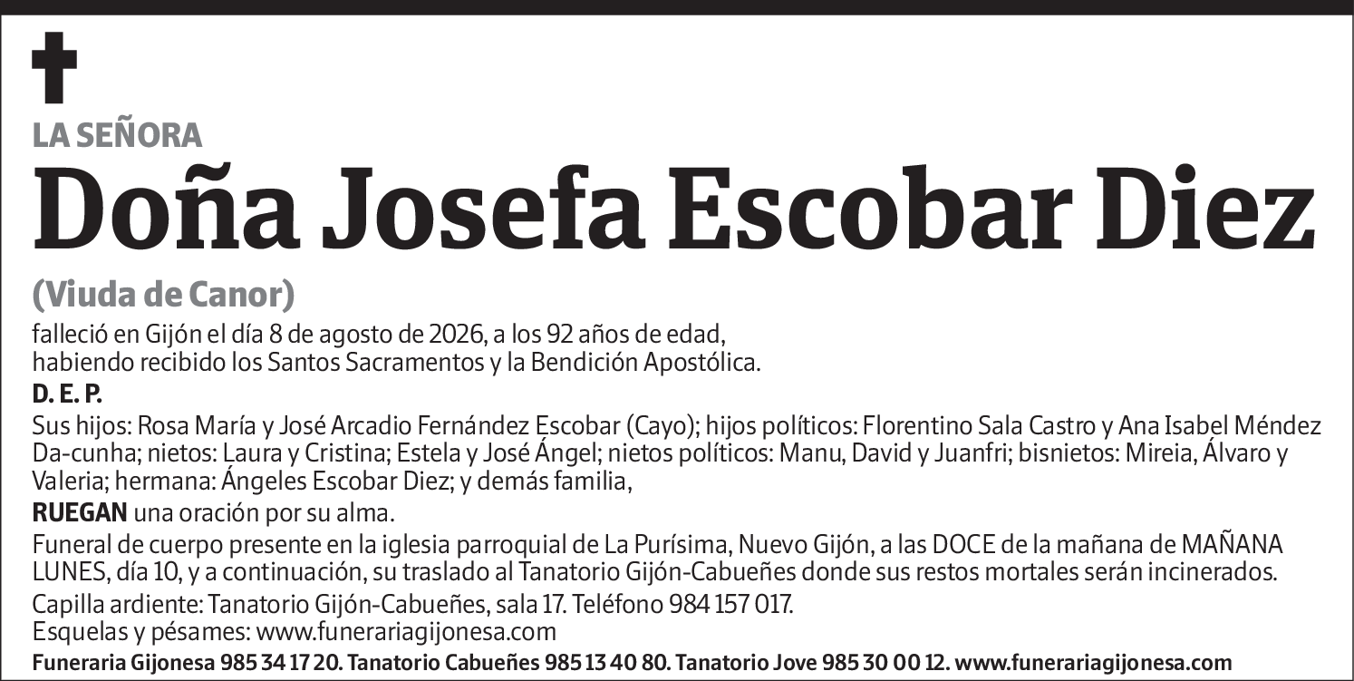 Josefa Escobar Díez