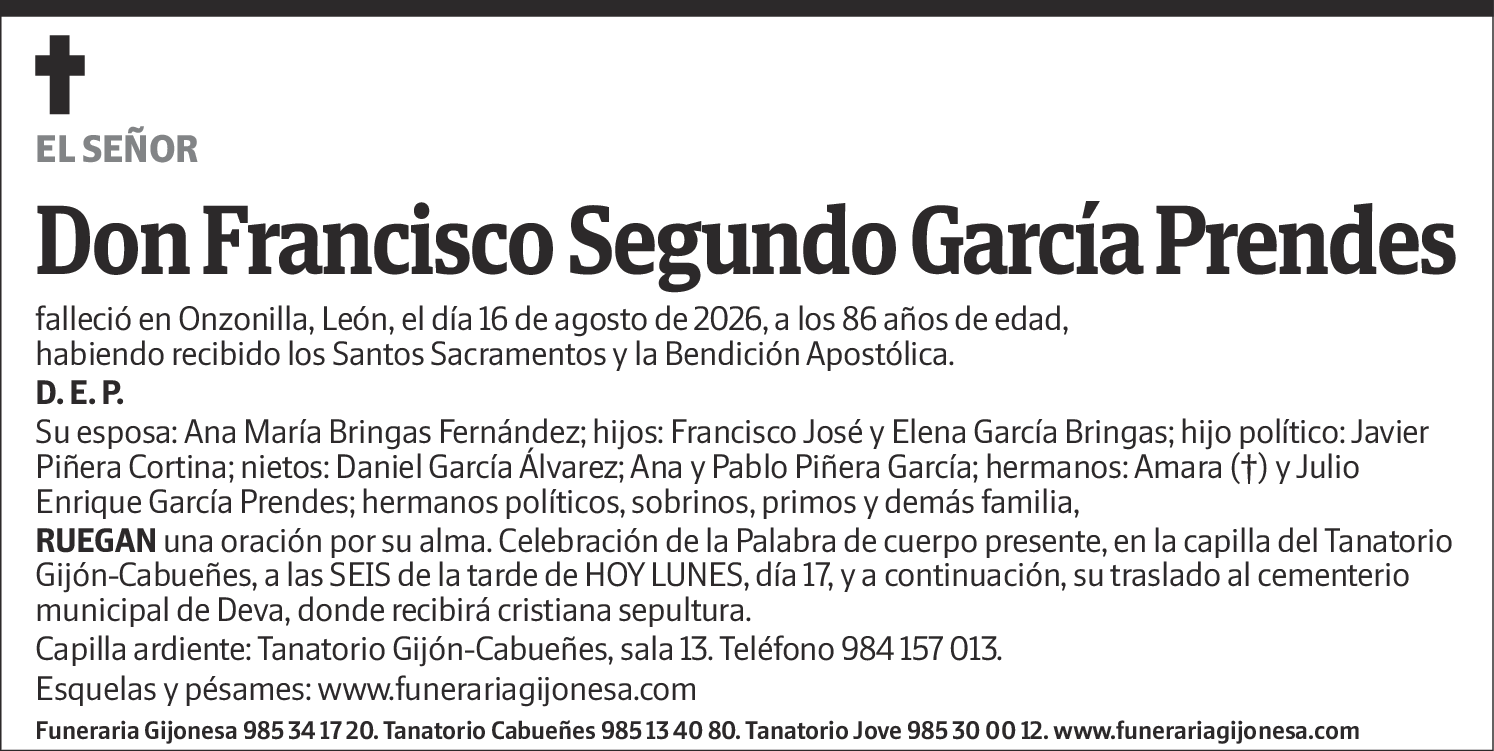 Francisco Segundo García Prendes